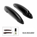 Pair Matte Black Door Handle Covers for MINI Cooper S (2001–2016)
