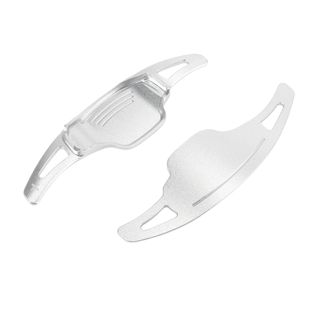Pair Silver Tone Steering Wheel Shift Paddle for Cadillac XT5 (2017–2023), Buick Regal (2018–2020)