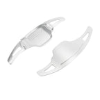 Pair Silver Tone Steering Wheel Shift Paddle for Cadillac XT5 (2017–2023), Buick Regal (2018–2020)