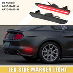 2X Rear LED Side Marker Light AR3Z-15A201-A for Ford 