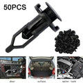 50x9mm Bumper Splash Shield Hood Engine Push Clip Rivet for Ford