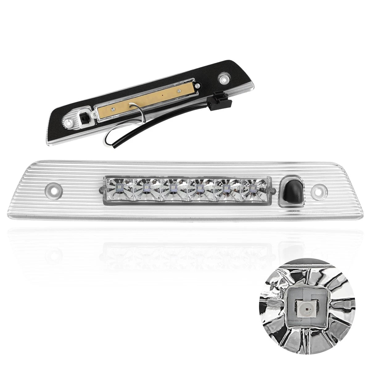 LED Third Brake Light for Jeep Grand Cherokee (2005–2010) Chrome