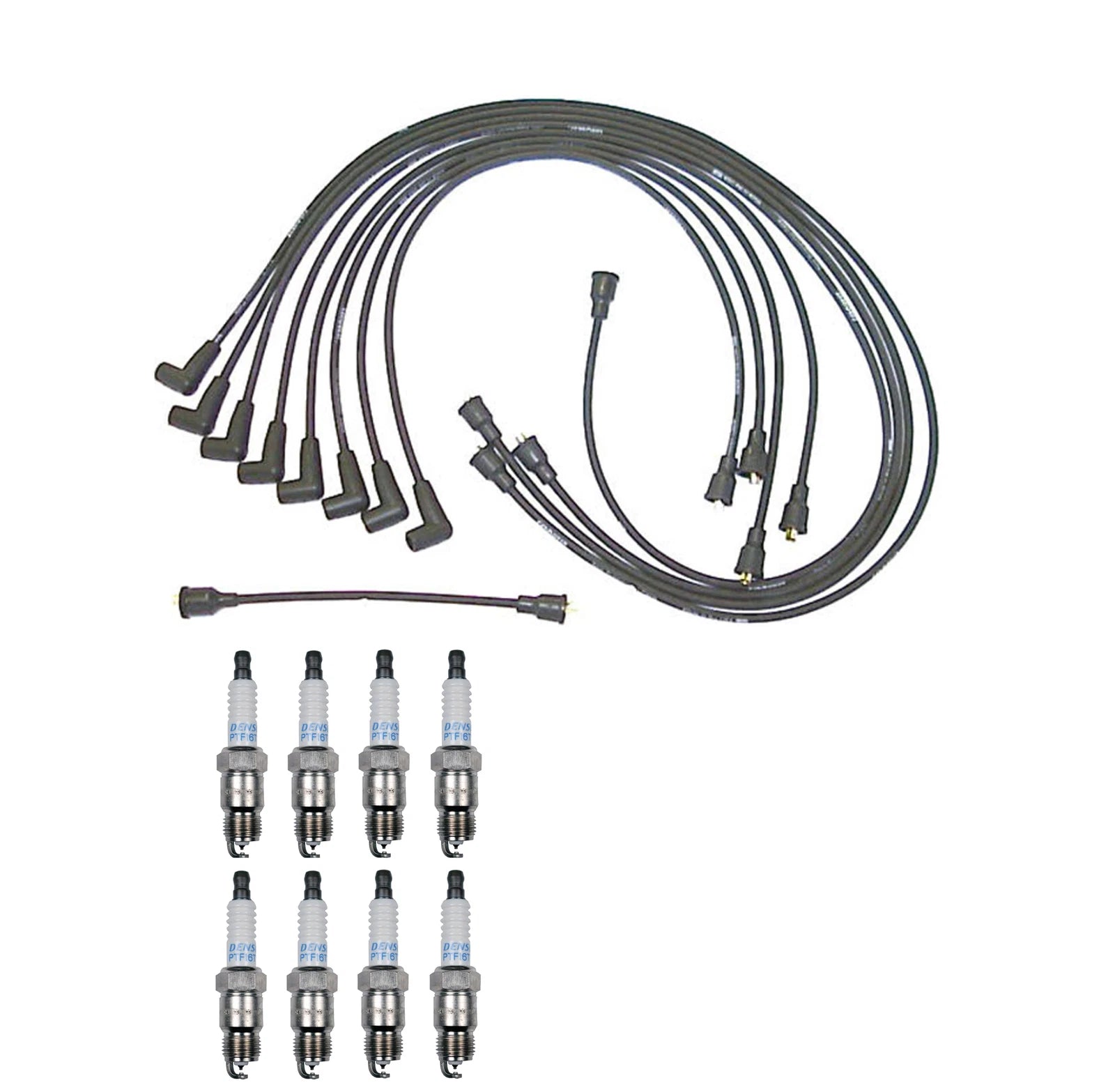 Denso Wire Set & 8 Platinum TT Spark Plugs Kit for Chevrolet GMC V8