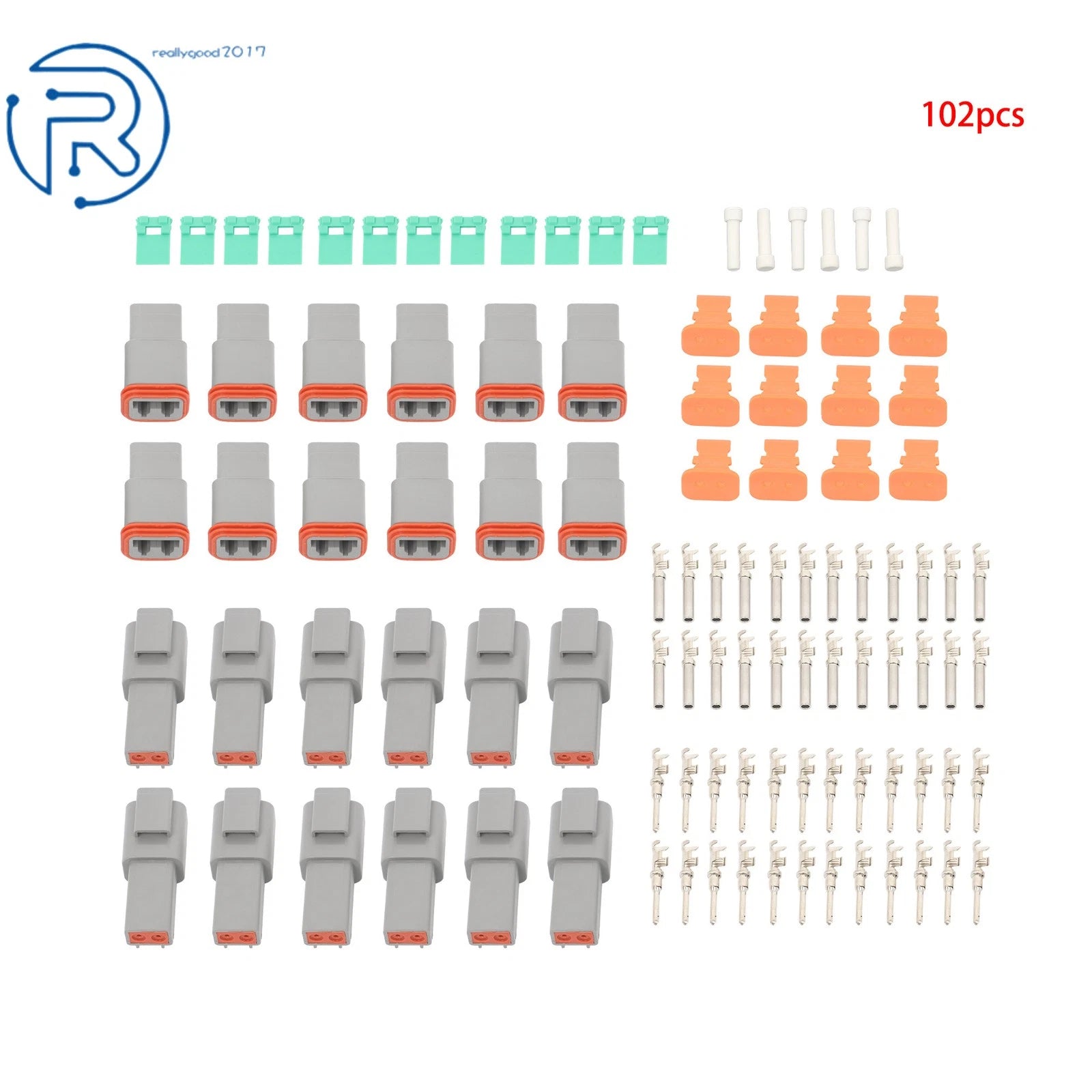 Connector Kit for 2-Pin Connectors (12 Set)