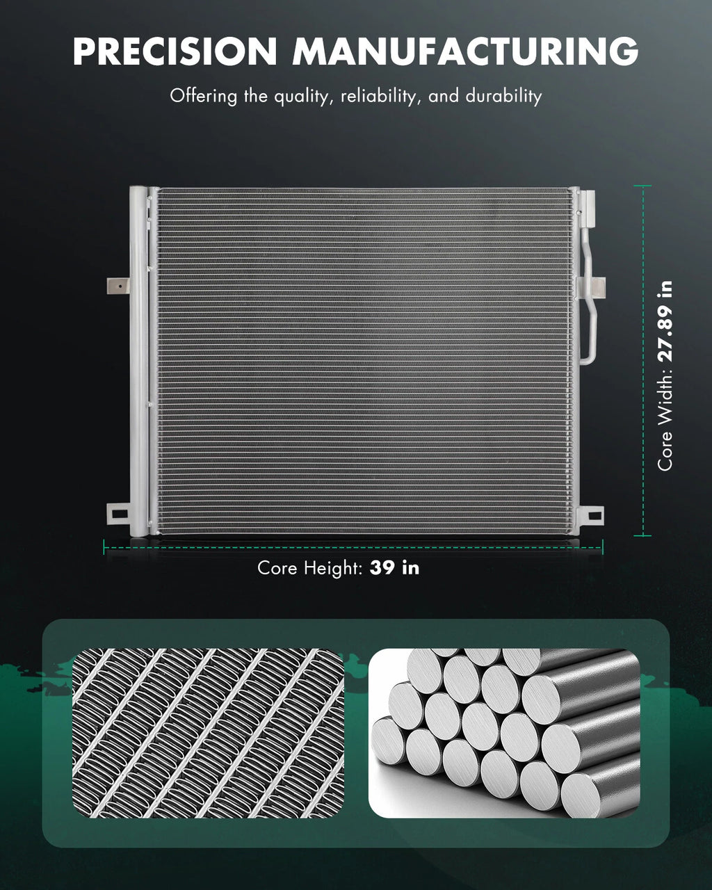 Aluminum AC Condenser with Receiver Drier for Buick Enclave (2018–2020)