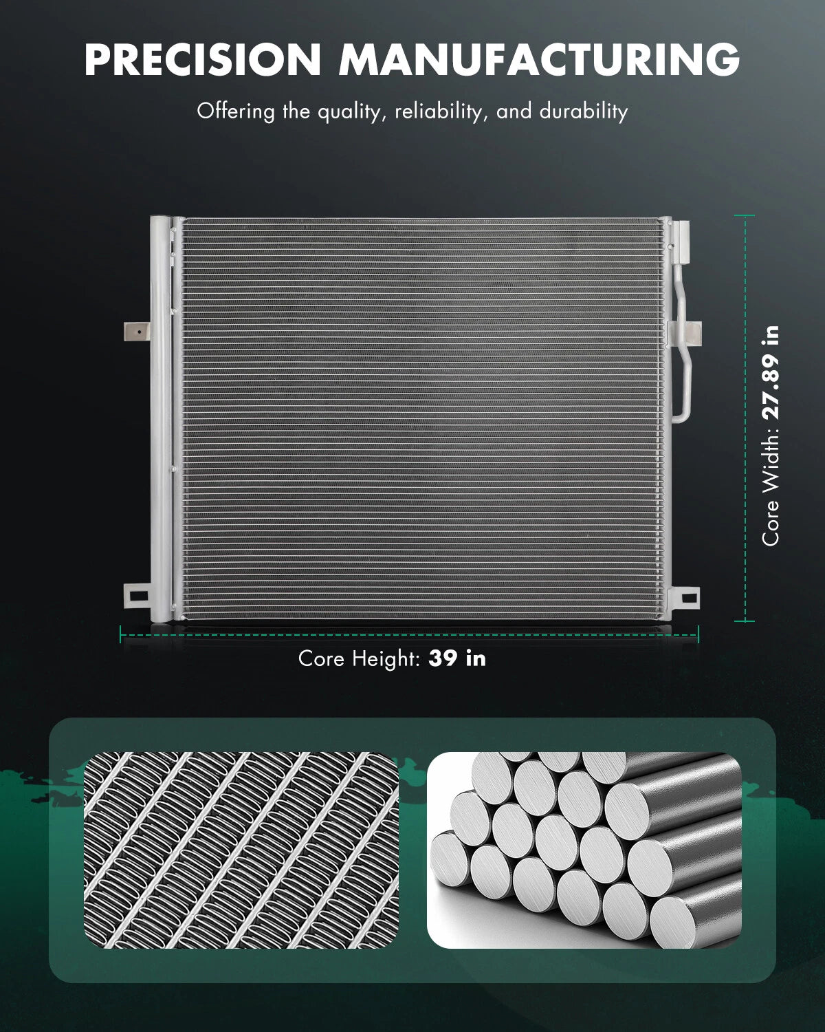 Aluminum AC Condenser with Receiver Drier for Buick Enclave (2018–2020)