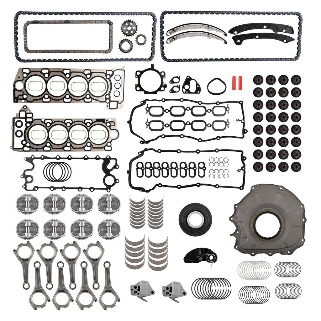 Engine Pistons ConRods Timing Kit for Jaguar Land Rover AJ133 5.0L V8 (2009–2021)