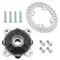 Front Wheel Hub & Brake Rotor Kit for Polaris RZR 570 RZR 800-4 RZR 900