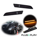Amber LED Front Side Marker Lights for Volvo VNL VNR (2018–2024)