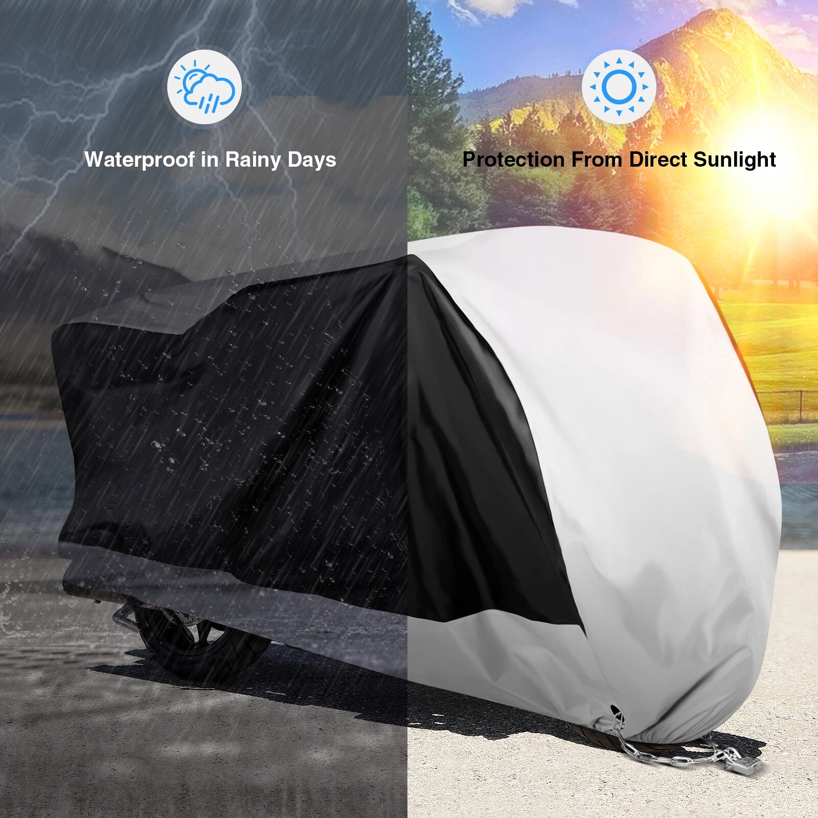 Motorcycle Cover for Vespa Primavera 125 150 50 (Waterproof, Breathable)