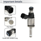 Fuel Injector for Lexus GS350 (2016–2019) 1 Pc Black Silver Tone