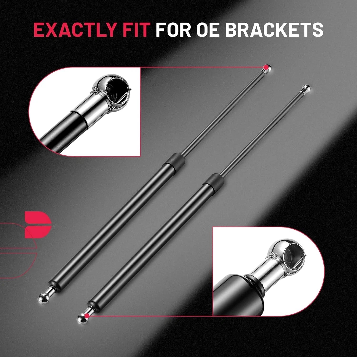 Gas Struts for Camper Shell Windows for Travel Trailers (2010-2015)