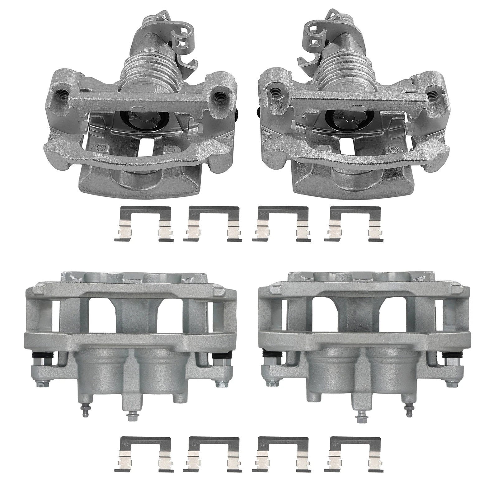 Set of 4 Front Rear Brake Calipers for Chevrolet Impala (2011–2013) 18B4989 18B4988