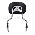 Detachable Sissy Bar with Backrest Pad Chrome for Harley Touring (2009–2023)