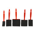 Set of 5 Sponge Foam Paint Brushes for Craft Art Projects