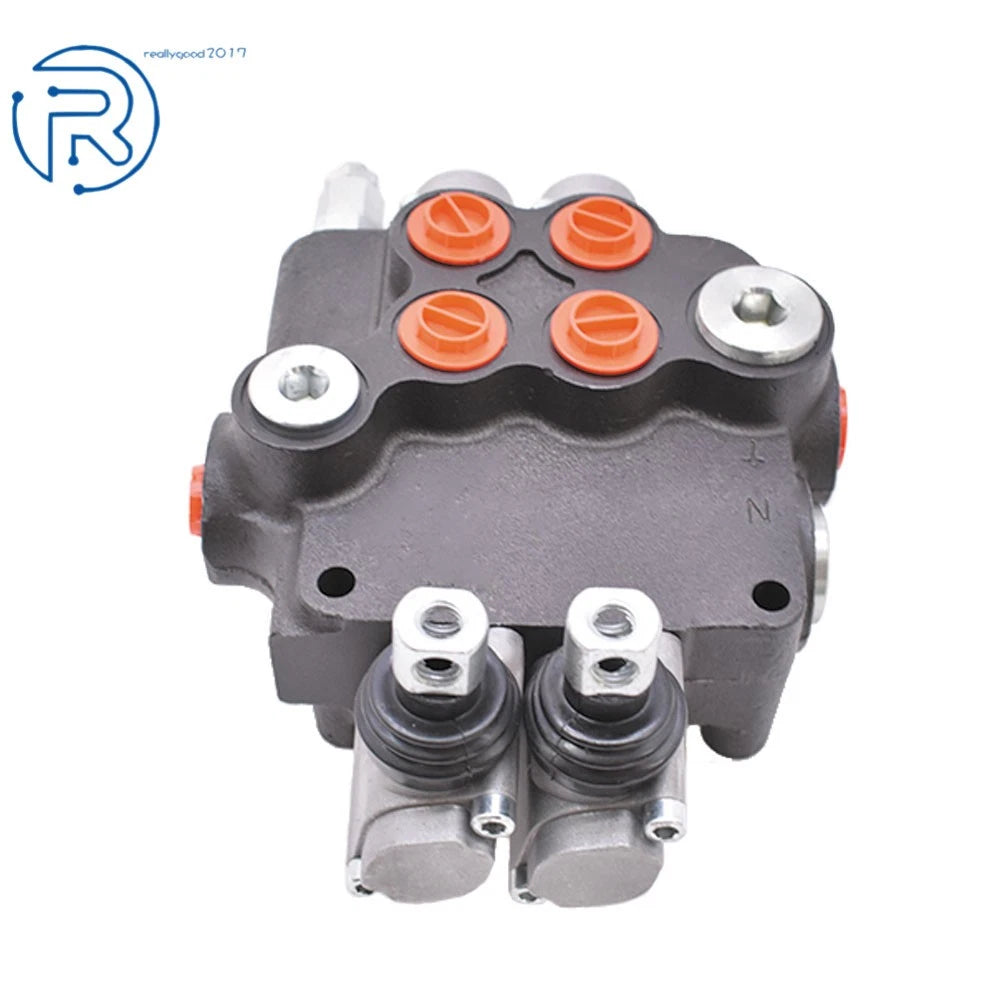 Hydraulic Control Valve 2 Spool for SAE Ports (21 GPM, 3600 PSI)