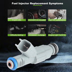 Set of 6 Fuel Injectors for Pontiac Grand Prix 3.8L (2004–2007) 12576416