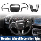 Steering Wheel Sticker Trim Kit for Dodge Challenger (2015–2021) Black