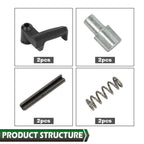 Vent Window Handles for Ford Truck Bronco F-150 (1980–1996) Black