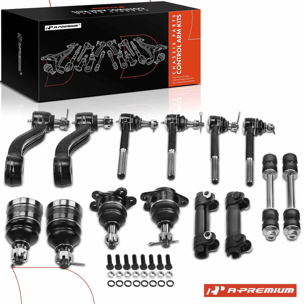 Set of 14 Front Ball Joints Sway Bar Links for Chevy Express 1500 (1996–2023)