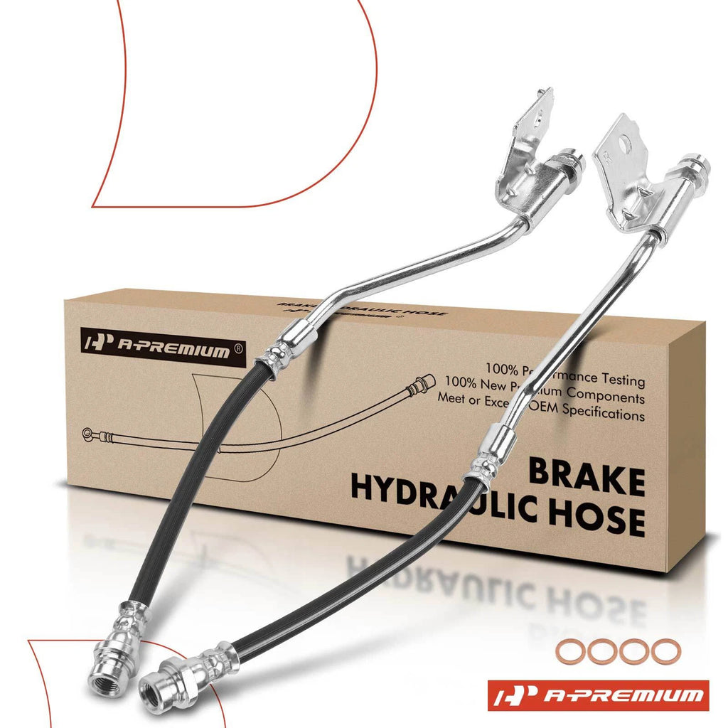 2X Rear Inner Brake Hydraulic Hose for Kia Forte (2010–2013) Forte5 (2012–2013)
