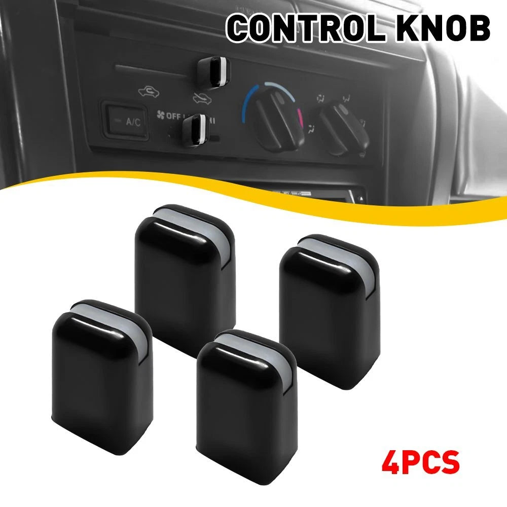 Set of 4 AC Knobs for Toyota Tacoma, T100, 4Runner (1993–2001)