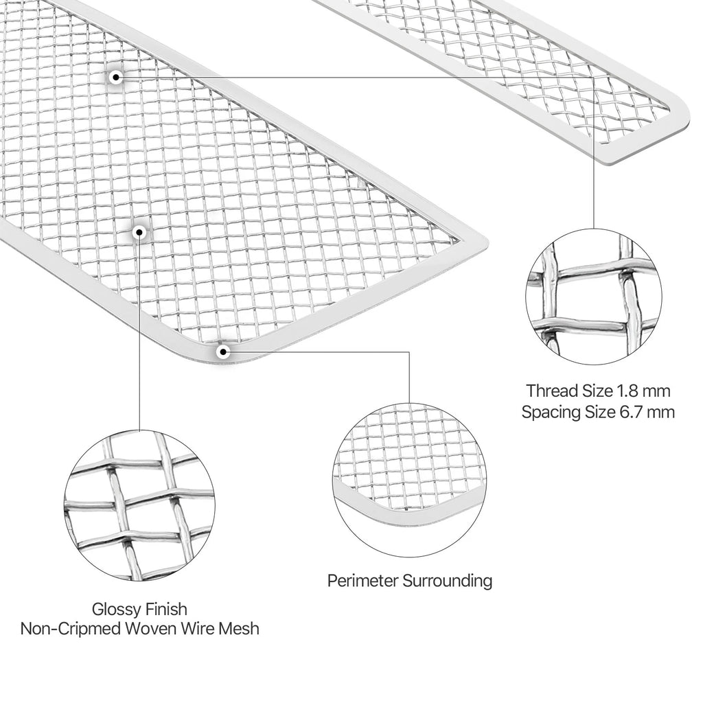 Stainless Chrome Mesh Grille Insert for Chevy Impala (2006-2016)