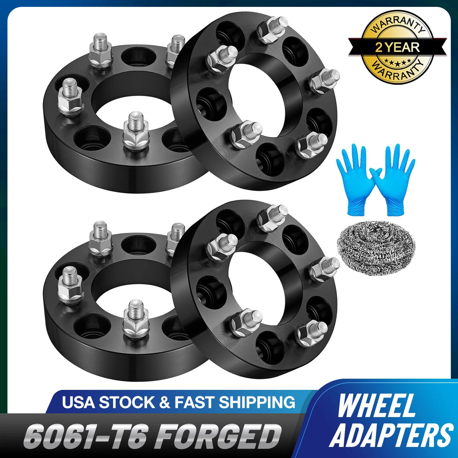 Set of 4 Wheel Adapters 5x120 to 5x114.3 for Cadillac