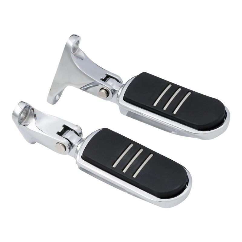 Chrome Rear Passenger Footpeg Mount for Harley Touring Street Glide (1993–2025)