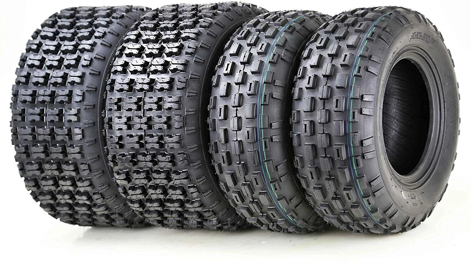 Set of 4 WANDA Sport ATV Tires 21x7-10 20x10-9 (Front & Rear)