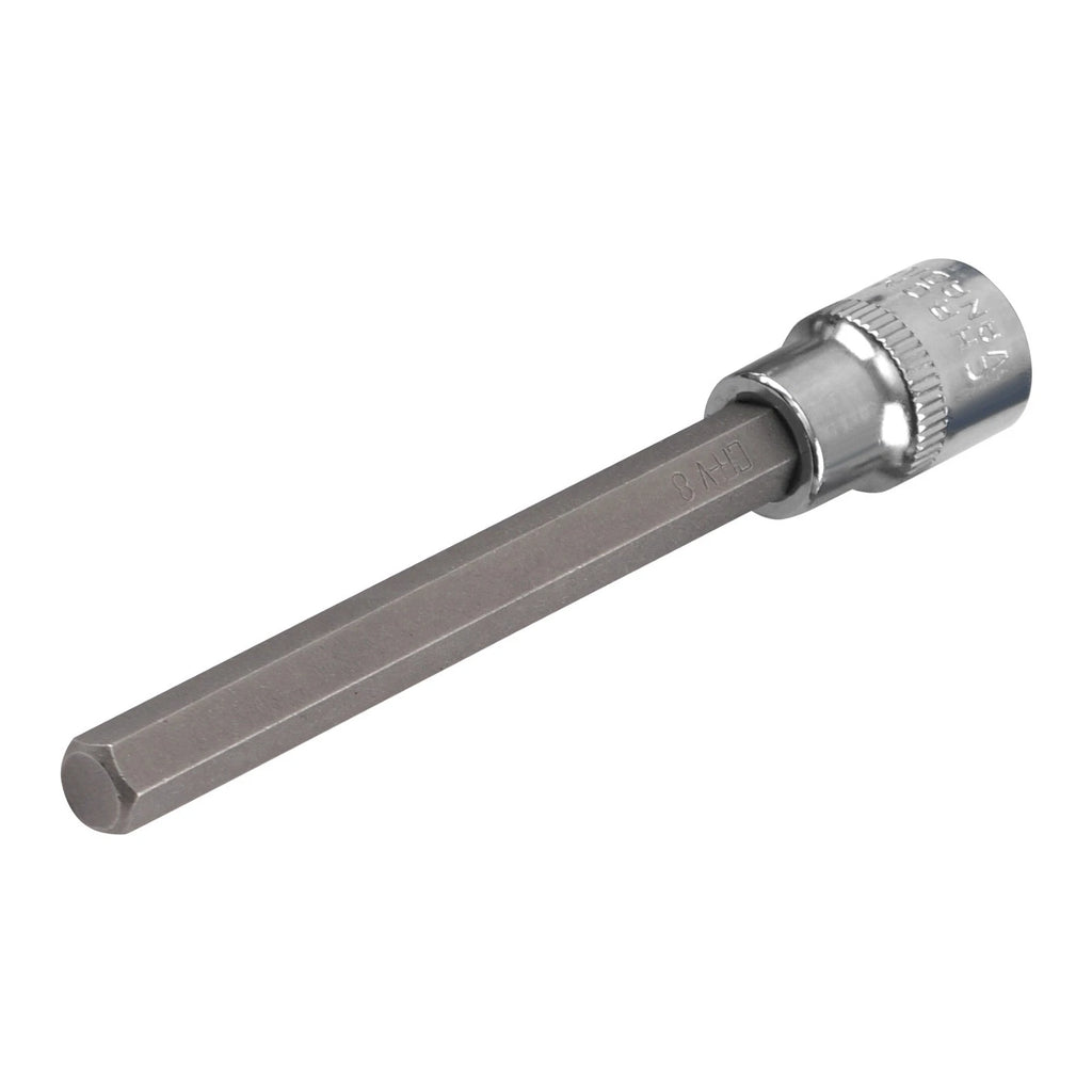 Set of 7 Long Reach Hex Sockets for Metric Vehicles (3-10mm)