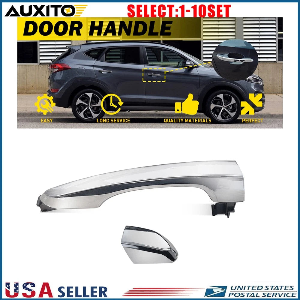 Chrome Front Right Outer Door Handle for Hyundai Tucson (2016–2021)
