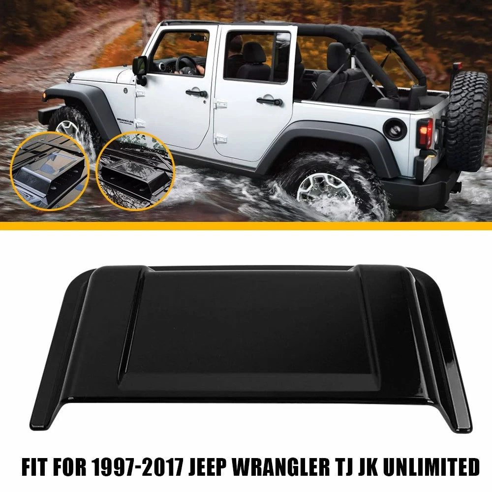 Hood Vent Scoop Cover for Jeep Wrangler TJ JK JKU (1997–2017)
