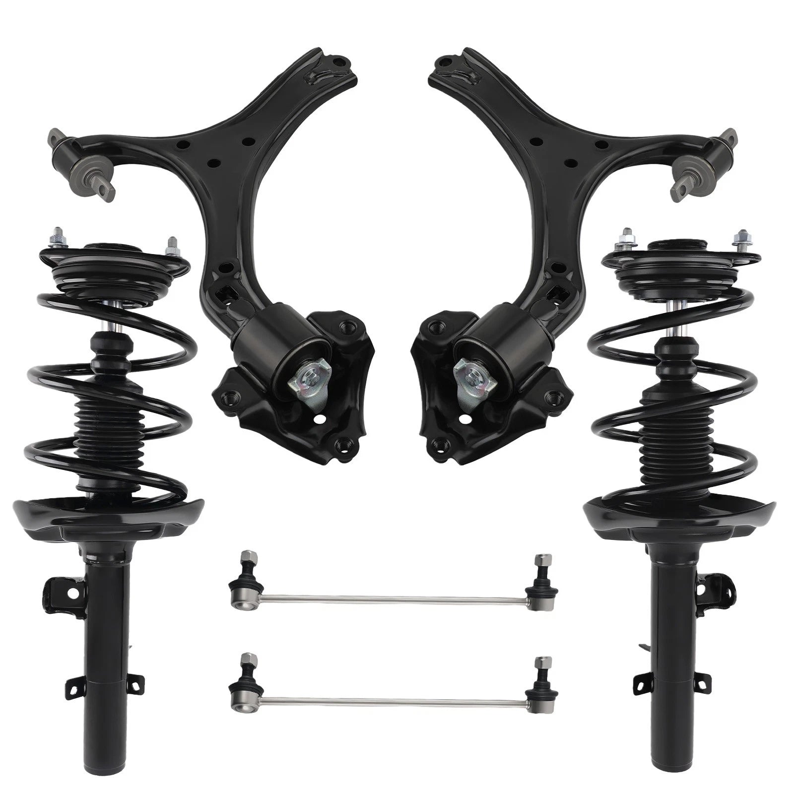 6x Front Struts Control Arm Sway Bar End Link for Honda Accord (2013–2017)