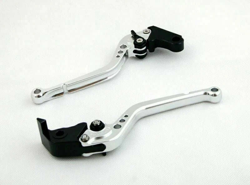 Long Brake Clutch Levers for Aprilia RSV4/RSV4 Factory (2009–2014) Silver T9