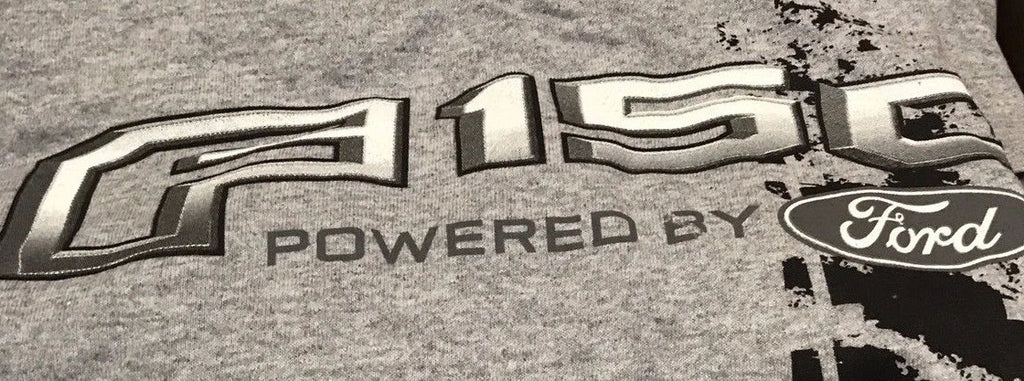 Replacement Ford F150 T-Shirt Gray Licensed Logo for Men and Women (2004–2014)