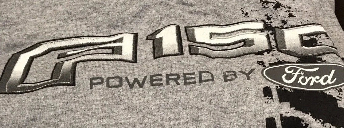 Replacement Ford F150 T-Shirt Gray Licensed Logo for Men and Women (2004–2014)