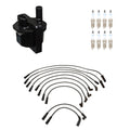Set of 8 Denso Ignition Coil Wires & Bosch Platinum Spark Plugs for Corvette V8