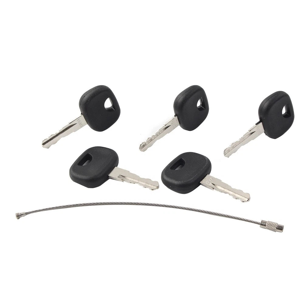 Set of 5 Ignition Keys 14603 8U-9569 for Volvo Mini Excavators & Loaders