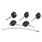 Set of 5 Ignition Keys 14603 8U-9569 for Volvo Mini Excavators & Loaders