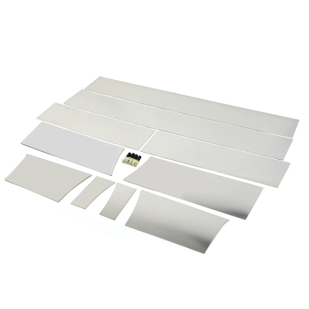 10Pc Rocker Panel Trim for Ford F-150 Super Cab (2004-2008)