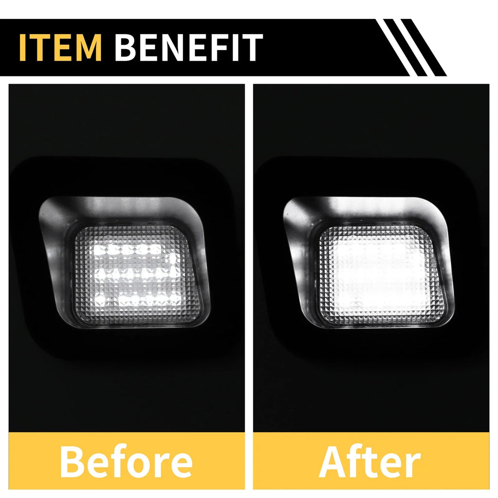 2 x License Plate Lights for Dodge Ram 1500 2500 3500 (2010-2023)