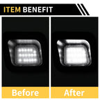2 x License Plate Lights for Dodge Ram 1500 2500 3500 (2010-2023)