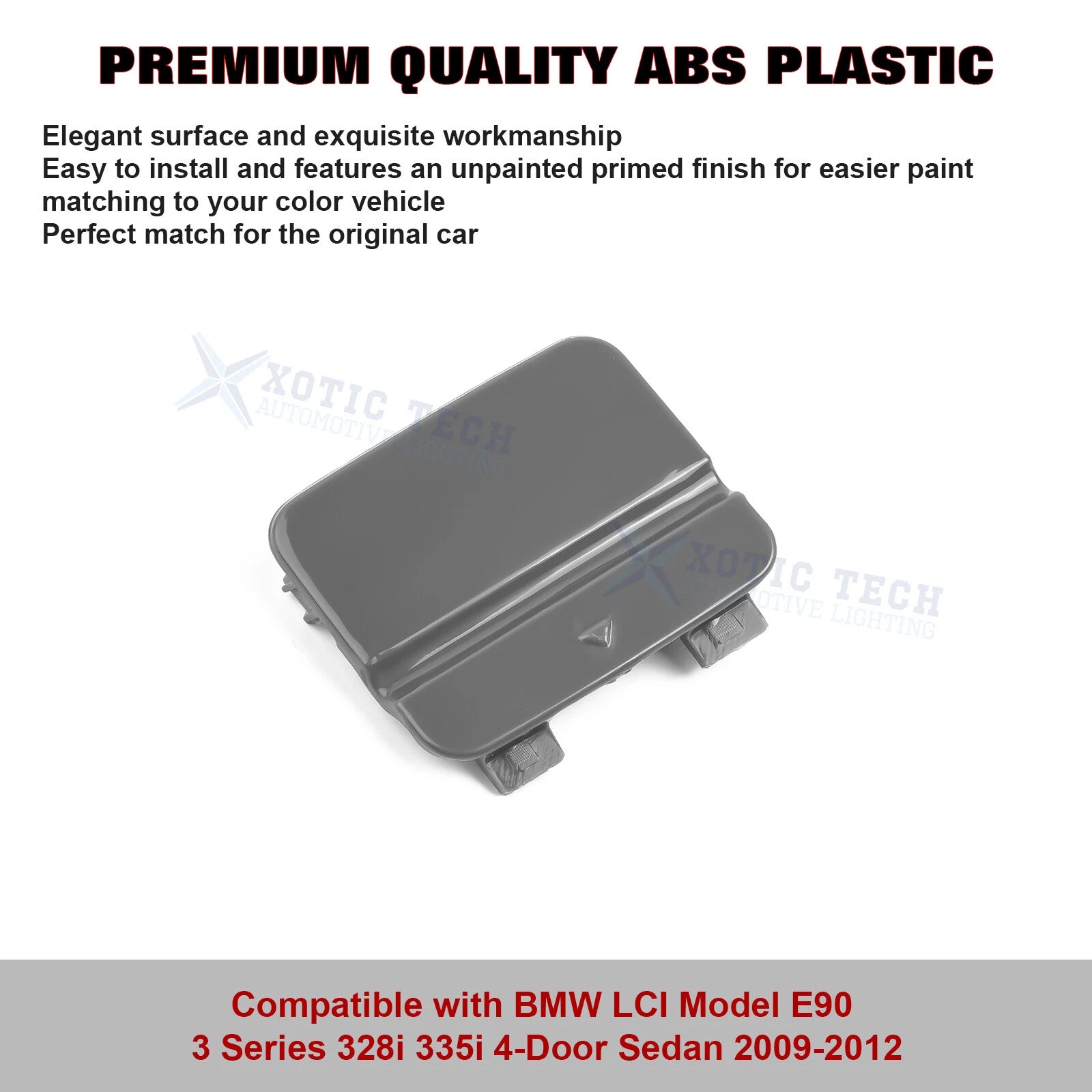 Tow Hook Cap Cover for BMW 3 Series (2009-2012) 328i 335i Sedan