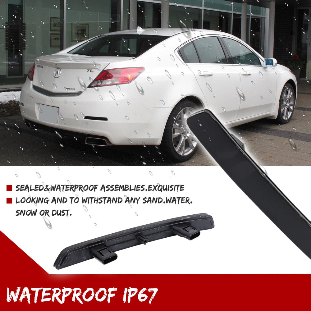 2X Smoked Lens Rear Bumper Reflector Tail Lights for Acura TL (2012–2014)