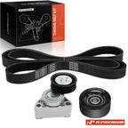 3X Serpentine Belt Drive Component Kit for Chevrolet Camaro (2010–2015)