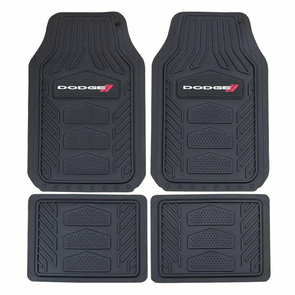 Set of 4 Weatherpro Heavy Duty Rubber Floor Mats for Car Truck SUV