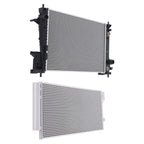 Aluminum Radiator & AC Condenser for Chevrolet Sonic 1.4L (2012–2020) 13248 GM3010570