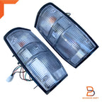 Black Clear Rear Tail Light Lens for Mitsubishi Triton Ute (1987-1996)