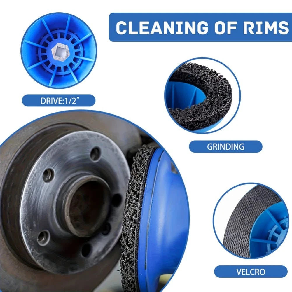 Wheel Hub Polishing Tool for 1/2 Inch Drive (Up to 1500 RPM)
